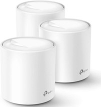 Whole-Home Mesh Wi-Fi System, 3-Pack, Tp-Link Deco X60 Wifi 6 Ax3000. - £179.27 GBP