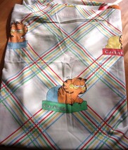 Vintage Garfield Flat Twin Sheet United Features Syndicate Inc - $9.99
