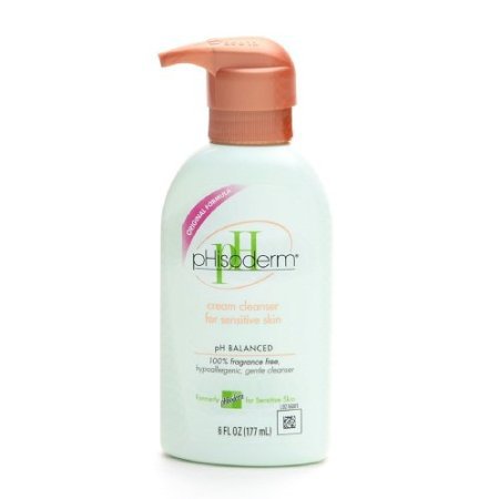 Phisoderm Cream Cleanser for Sensitive Skin, Gentle Cleanser 6 fl oz (177 ml)  - $18.00