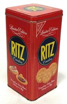 Vintage 1986 Nabisco Ritz Crackers Tin Can  Limited Edition Collectible Tin  - $12.19