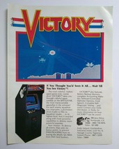 Victory Jack The Giant Killer Arcade Game AD Pullout Advertising Sheet Vintage - £7.76 GBP