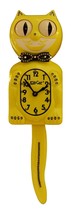 Limited Edition Majestic Yellow Kit-Cat Klock Swarovski Crystals Jeweled Clock - £231.48 GBP