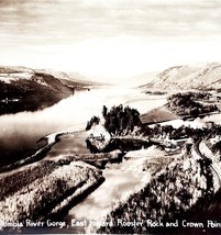 RPPC Columbia River Gorge Oregon 1920s Sawyer Rooster Rock Pacific NW PC... - $378.90 MXN