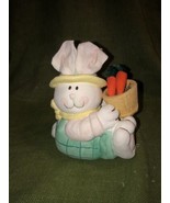 Easter Bunny with Green Pants &amp; Carrots in basket - £7.62 GBP
