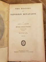 The Life of Napoleon Bonaparte * John Abbott * Vol II 2 Hardcover, 1883 ... - £15.77 GBP