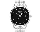 Tissot Tradition Men&#39;s Black Watch - T063.610.11.057.00 - £215.74 GBP