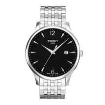 Tissot Tradition Men&#39;s Black Watch - T063.610.11.057.00 - £215.78 GBP