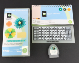 Cricut Everyday Art Cartridge Ribbons &amp; Rosettes W/ Booklet &amp; Overlay #2... - $12.85