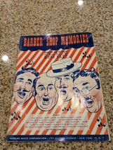 Barber Shop Memories Music &amp; Arrangements for Male Voices 28 Songs - £4.65 GBP