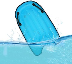 Inflatable Board For Beach Portable Bodyboard With Handle Lightweight Soft - £28.73 GBP