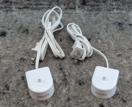 Lot of 2 Philips HX6100 Sonicare Electric Toothbrush Charger - White - $12.99