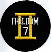 Mercury 10 Freedom 7 USA Cancelled Space Flights Badge Iron On Embroider... - $19.99+