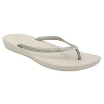 FitFlop Women Flip Flop Thong Sandals Iqushion Ergonomic Size US 10 Grey - $35.64
