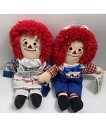 Raggedy Ann &amp; Andy Dolls 9&quot; Soft Cloth Applause 1991 Johnny Gruelle New ... - £14.64 GBP