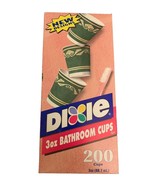 Dixie Cups 200 Count Rare Neoclassical Design Bathroom Cups New Sealed - £22.82 GBP