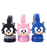 Sonic Hedgehog Wireless Bluetooth Headphones Mic Built Gamers Headset Ki... - €24,89 EUR