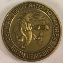 Navy 25-FS Bad To The Bone Assam Draggins 25TH Fighter Squadron Challenge Coin - £27.96 GBP