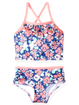 Pink Platinum Baby Girls Floral Pom Tankini Swimsuit Size 3T NWT - $9.94