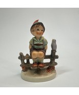 Vintage Goebel Hummel Germany 5&quot; Boy Figurine #111 3/0 Wayside Harmony 1938 - £15.09 GBP