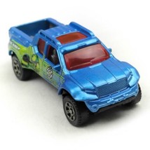 Matchbox Badlander 2007 Mattel Truck Diecast Car Blue Green Graphics - £8.68 GBP