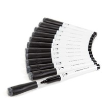 U Brands Dry-Erase Markers, Medium Point, Black, 12 Count - $19.99
