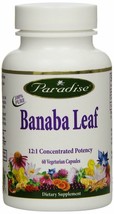 Paradise Herbs Banaba Leaf Vegetarian Capsules, 60 Count(12:1 Concentrated po... - £15.72 GBP