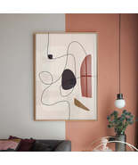Simple Picasso Abstract Geometric Line Decorative Painting - $203.07 MXN+