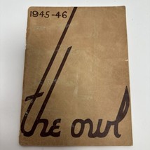 1945-46 The Owl Westminster Senior High School Yearbook MD Maryland - £12.55 GBP