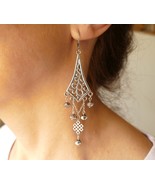 Celtic Knot Feng Shui Stainless Steel Leverback Earrings, Free Shipping - £22.37 GBP