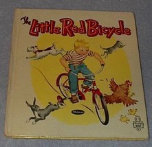 Old Children's Tell A Tale Book The Little Red Bicycle 1953 - $6.00