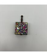 Vintage Brass TRAVEL PURSE ASHTRAY Silent Butler Confetti, Sparkle, Luci... - $20.00