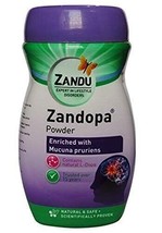 ZANDU ZANDOPA Powder for Parkinson&#39;s, Mucuna pruriens Bioavailable L-DOPA, 200g - £13.24 GBP+