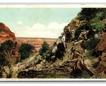 On Hermit Trail Grand Canyon AZ Fred Harvey UNP DB Postcard W11 - $2.92