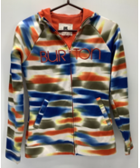 Burton Womens Snowboard Hoodie Small Peak Jacket Dry Ride Columbo Tie Dye - $31.54