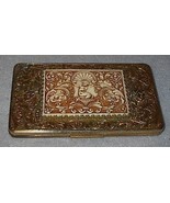 Ladies Evans Cigarette Holder Case Dragon Mermaid decoration Gold Tone - $49.00