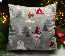 Accent Pillow Cover Throw Pillow Cover Christmas Pillow Cover Holiday Decor - £16.02 GBP