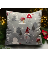 Accent Pillow Cover Throw Pillow Cover Christmas Pillow Cover Holiday Decor - £15.71 GBP