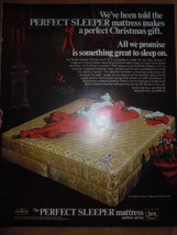 Serta Perfect Sleeper Mattress Santa Christmas Print Magazine Ad 1969   - $93.01 MXN