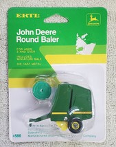 Ertl John Deere Round Hay Baler with Round Bale 1/64 NIP - £18.32 GBP