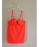 NWT J. Crew Women&#39;s Neon Underwire Swing Tankini Top---size 2 - $208.25 MXN