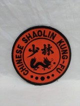 Chinese Shaolin Kung-Fu Embroidered Iron On Patch 4&quot; - £34.25 GBP