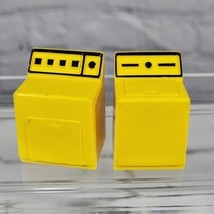 Vintage Fisher Price Little People Yellow Washer Dryer Set  - $9.89