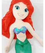 Disney Store Little Mermaid Ariel 20&quot; Plush Stuffed Toy Red Hair  - £5.12 GBP