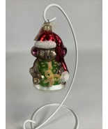 Christopher Radko Christmas Ornament Mouse Santa Hat with Present - $438.04 MXN
