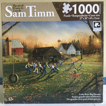 NEW Sam Tim Puzzle Little Boys Big Dreams 1000 piece Wild Wings Karmin Int. - £10.41 GBP