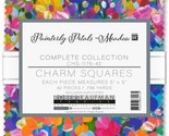 5&quot; Charm Pack Squares - Painterly Petals Meadow Kaufman Cotton Fabric M5... - $12.97