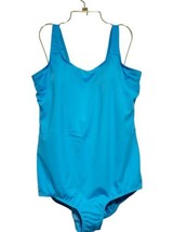 Lands End 16 Women Chlorine Resistant Soft Cup Tugless One Piece Swimsuit  - £38.96 GBP