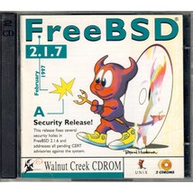 FreeBSD 2.1.7 Install CD UNIX OS Walnut Creek CDROM February 1997 - $199.00