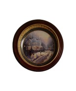 Thomas Kinkade Vintage 1999 A Holiday Gathering Ceramic Plate #2576 W/COA - $370.72 MXN