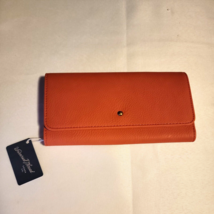 Universal Threads Womens Tri Fold Wallet Clutch Orange - NO HANDLE - £11.59 GBP